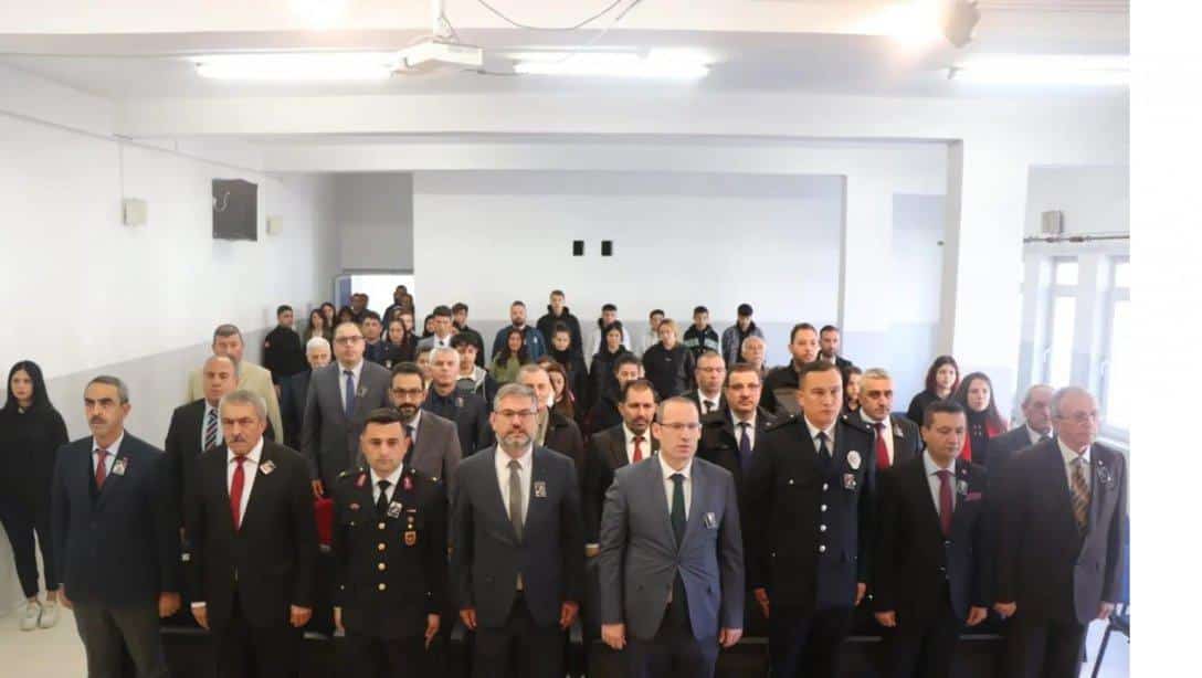 Cumhuriyetimizin Kurucusu, Büyük Önderimiz Gazi Mustafa Kemal Atatürk'ün ebediyete irtihalinin 84.yılı vesilesiyle düzenlenen 10 Kasım Atatürk'ü Anma Günü Programı düzenlendi.